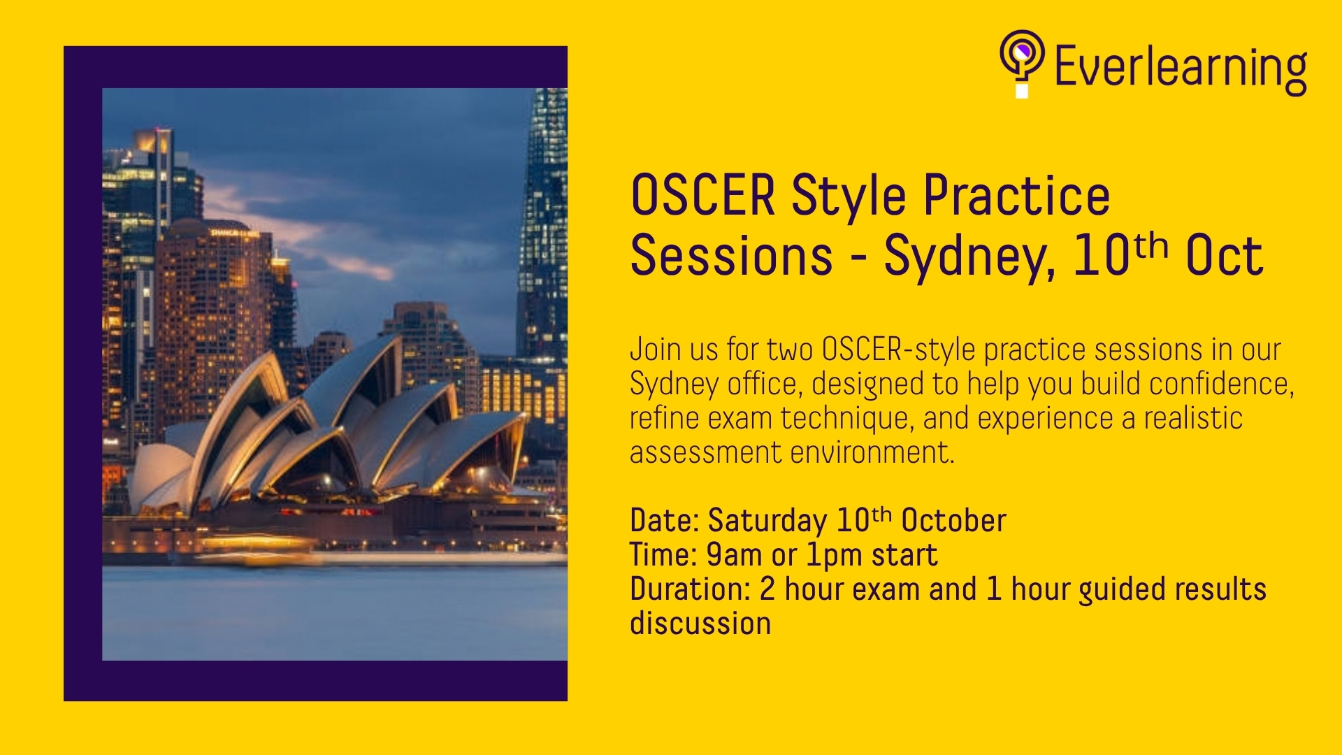 OSCER Style Practice Sessions - Sydney, 10th Oct OSCER Style Practice Sessions - Sydney, 10th Oct