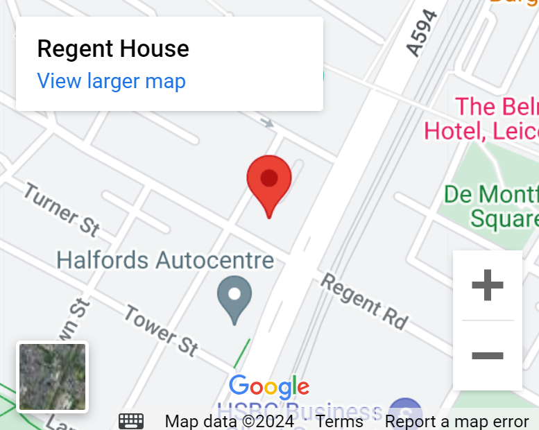 office map leicester